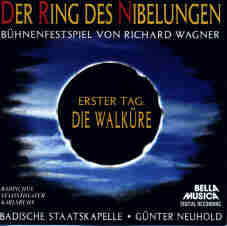 DIE WALK&Uuml;RE, Sieglinde / Badische Staatskapelle, G&uuml;nter Neuhold, BELLA MUSICA 4 CD 31.2142-45 (BOX 10002)